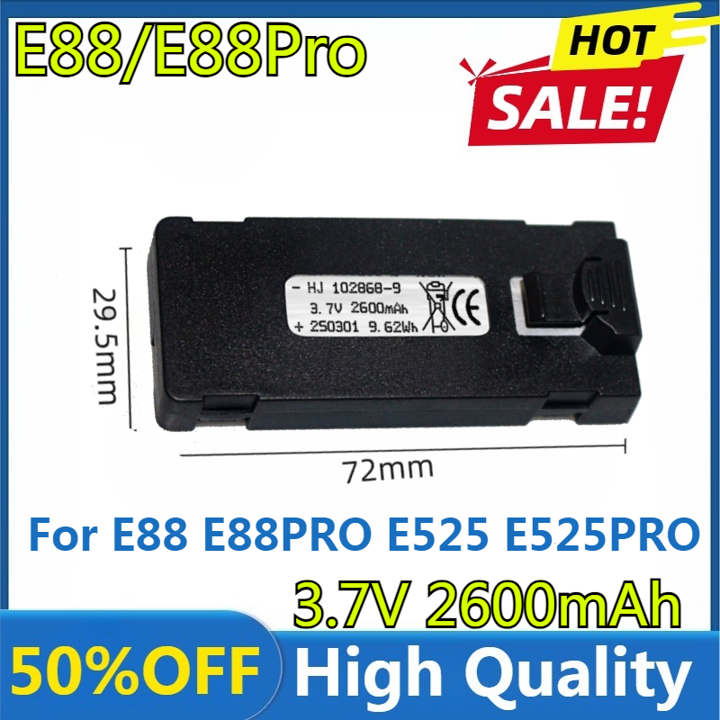 E88 Battery 3.7V 2600mAh For E - Drone Power Bank review and price