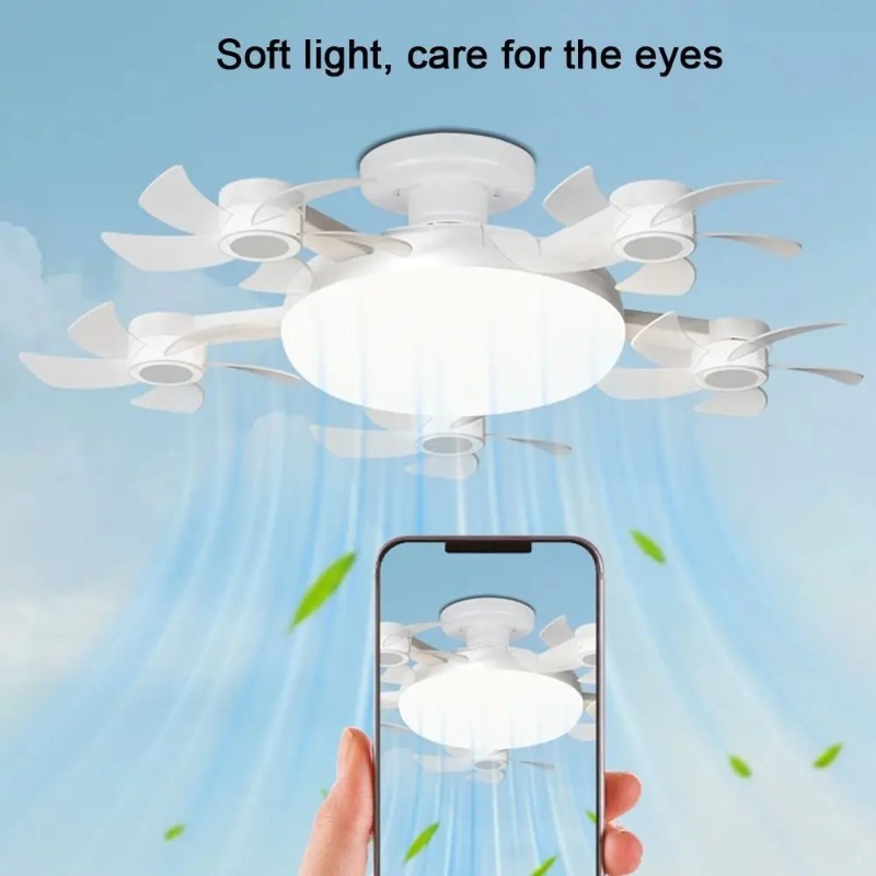 LED Creative Ceiling Fan Light - Drone Beacon Light review and price