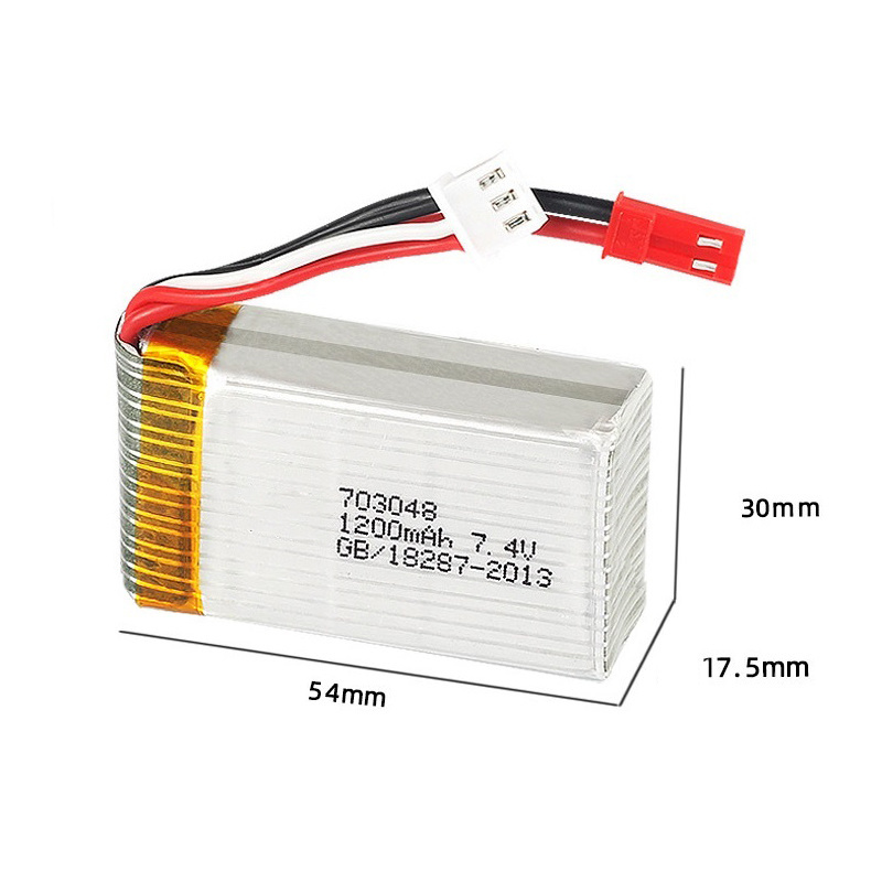 Lipo Battery 2S 7.4V 1200mAh 7 - Eachine Drone E010 review and price