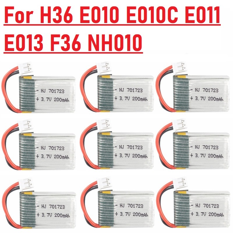1-20pcs 3.7v 200mah 701723 LIP - Eachine Drone E010 review and price